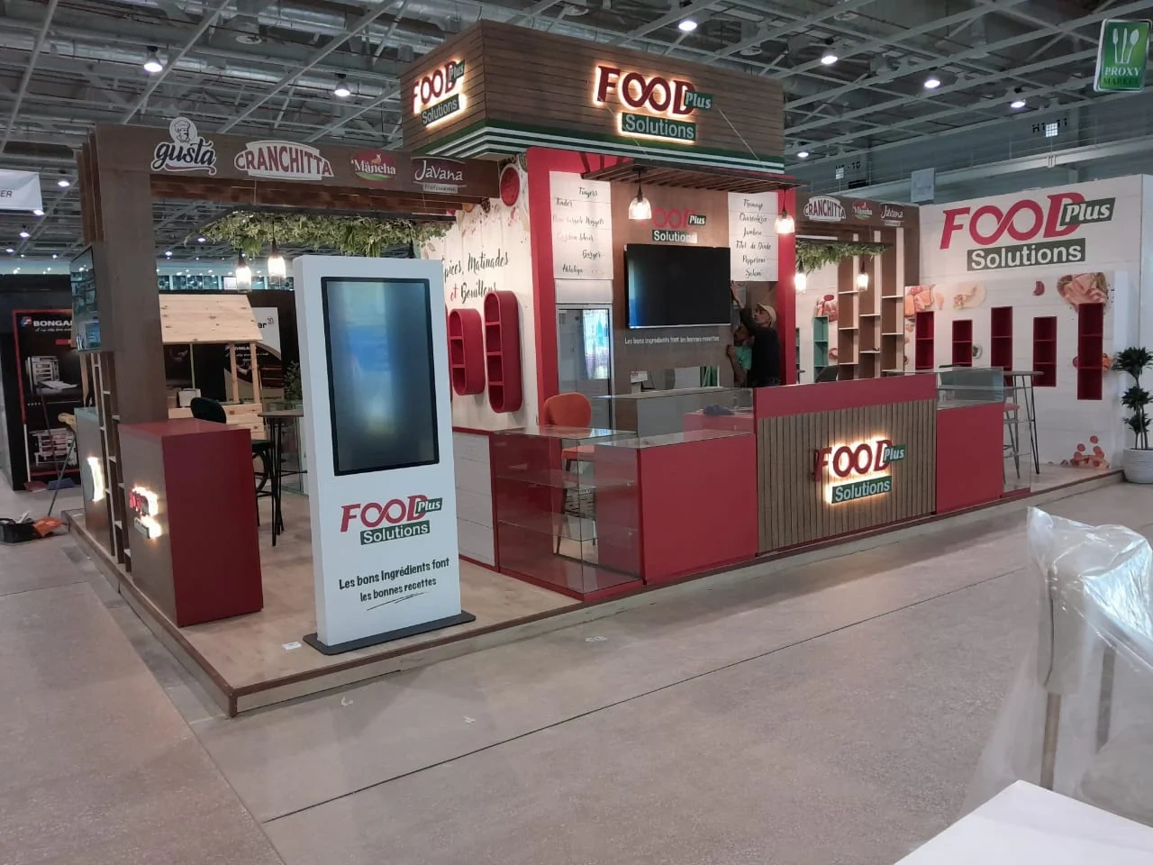 Food Plus Solutions – Custom Exhibition Stand
